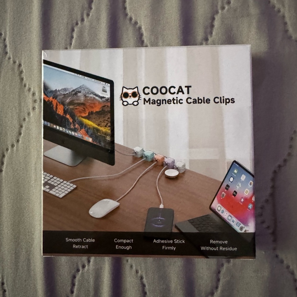 Magnetic Cable Clips Set